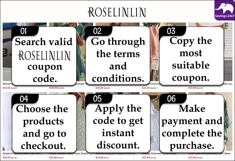 Roselinlin Coupon Code