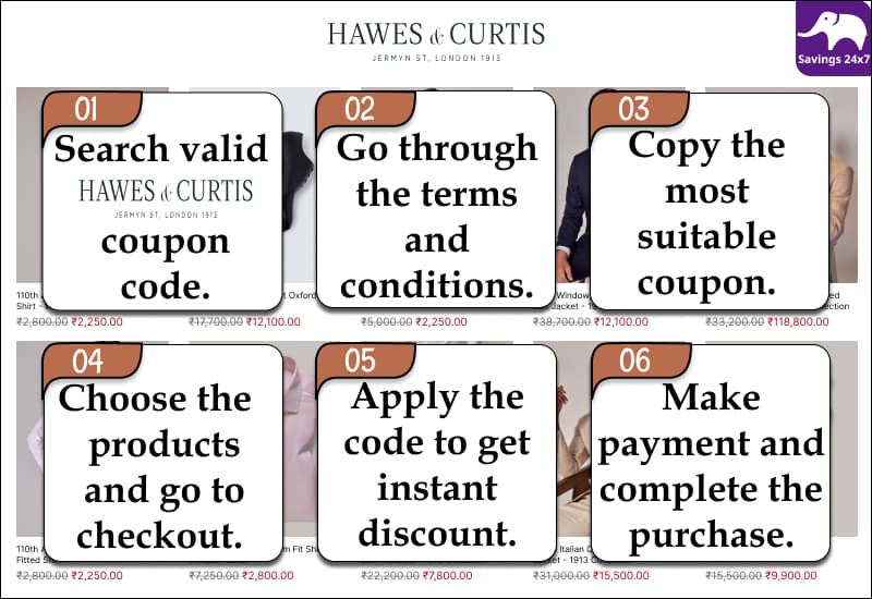 Hawes & Curtis Promo Code