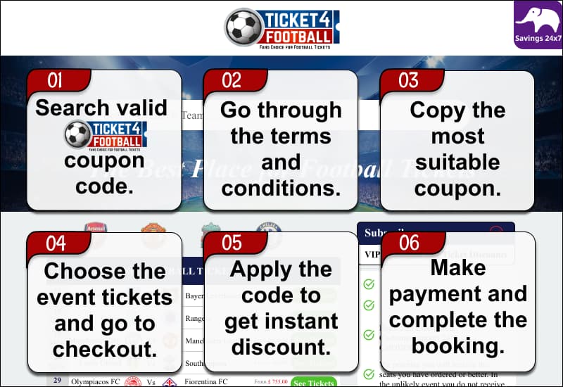 Ticket4Football Coupon Code