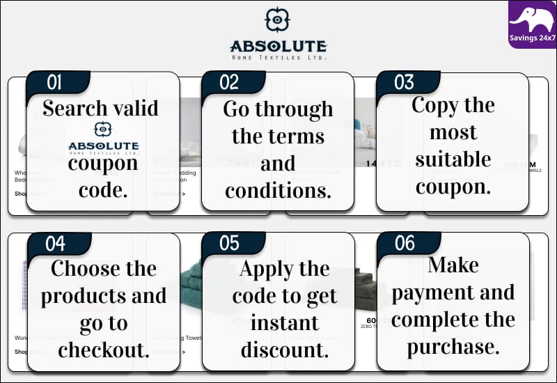 Absolute Home Textiles Coupon Code