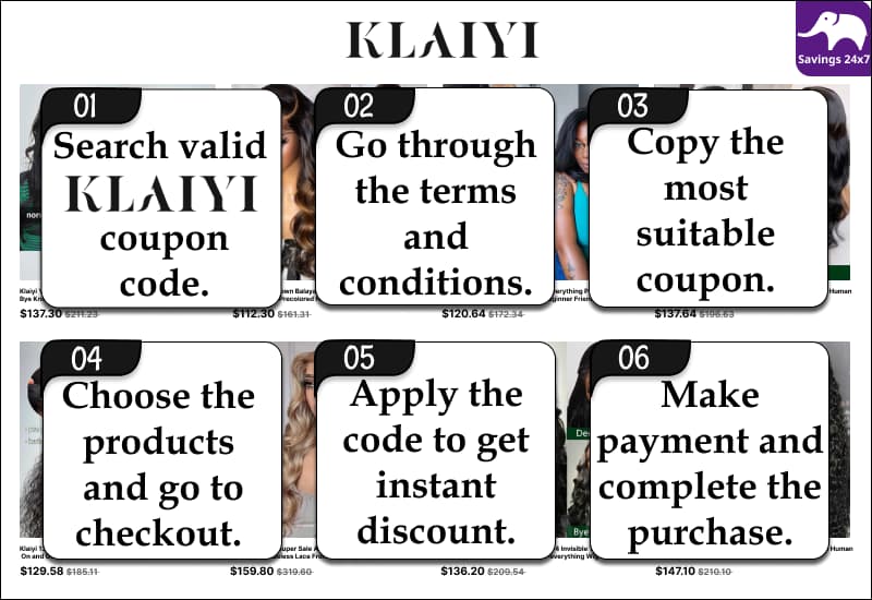 Klaiyi Hair Discount Code