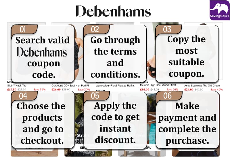 Debenhams Promo Code