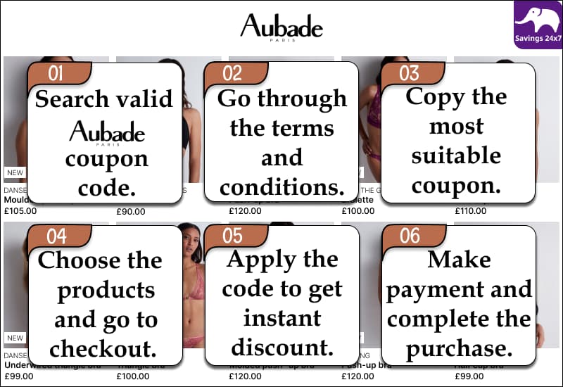 AUBADE Coupon Code