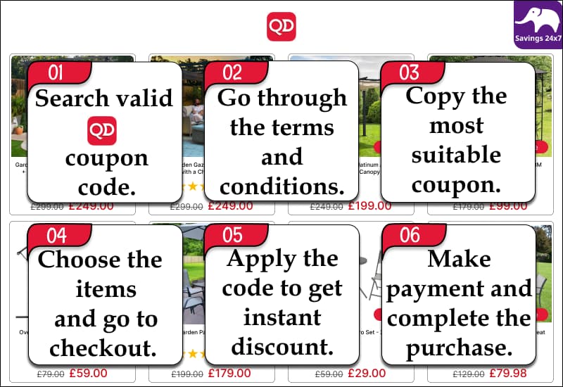 QD Stores Discount Code