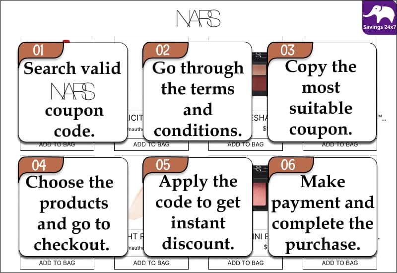 NARS Promo Code