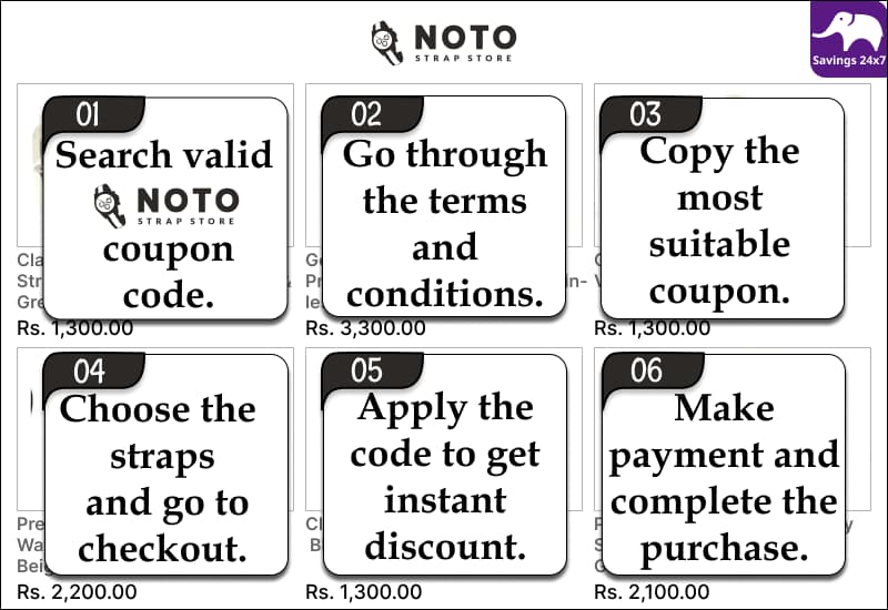 NOTO Strap Store Discount Code