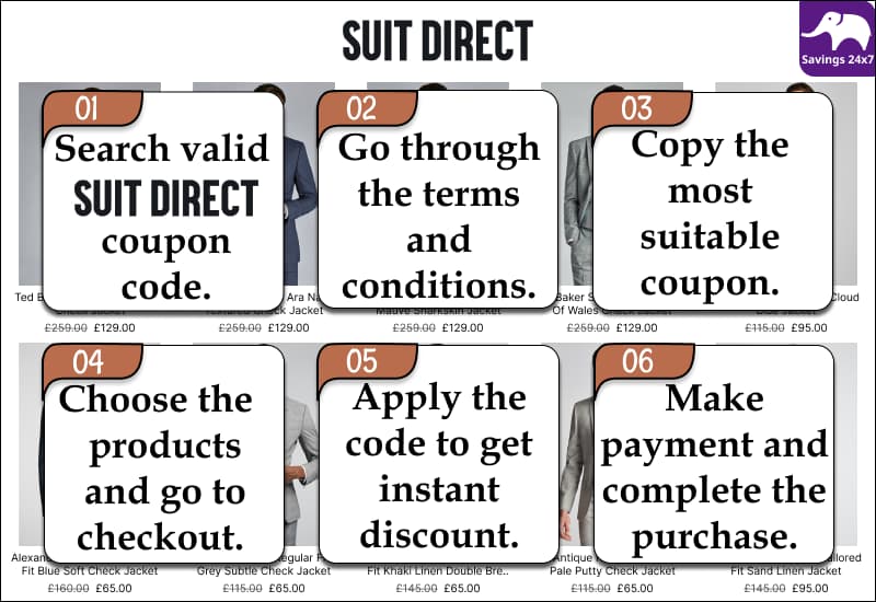 Suit Direct Promo Code