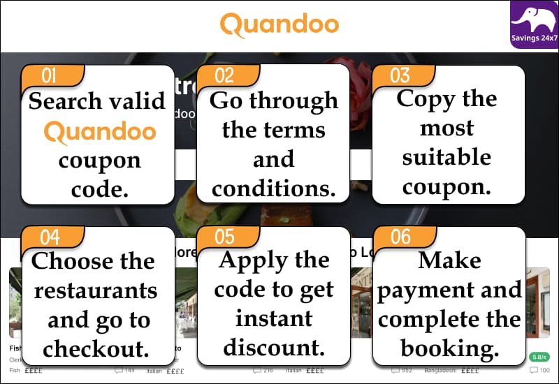 Quandoo Promo Code