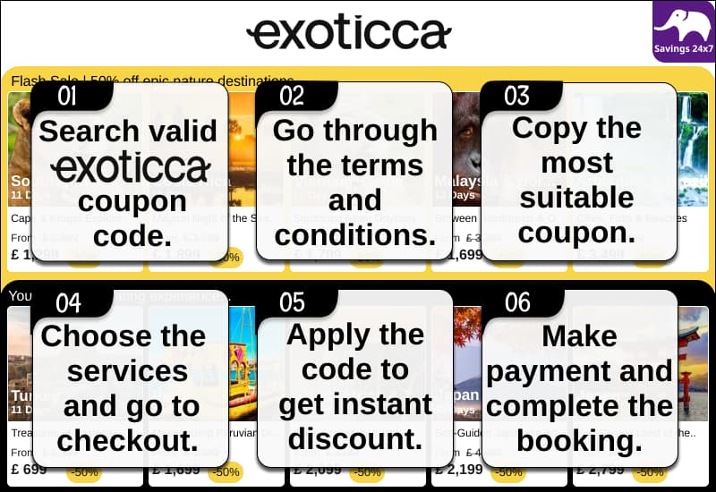 Exoticca Promo Code