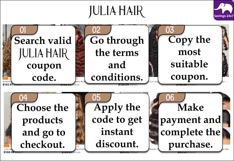 Julia Hairs Promo Code