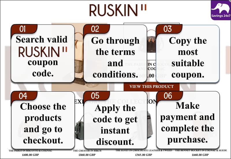 RUSKIN Discount Code