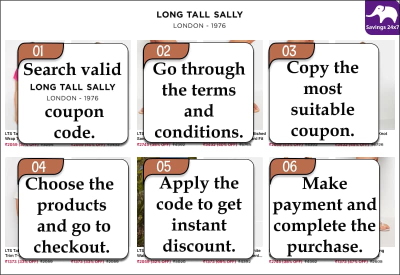 Long Tall Sally Voucher Code