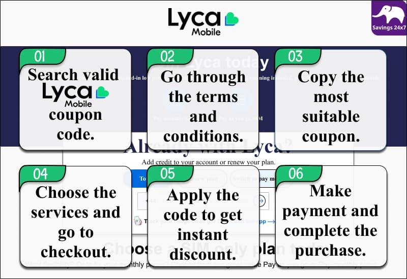 Lyca Mobile Coupon Code