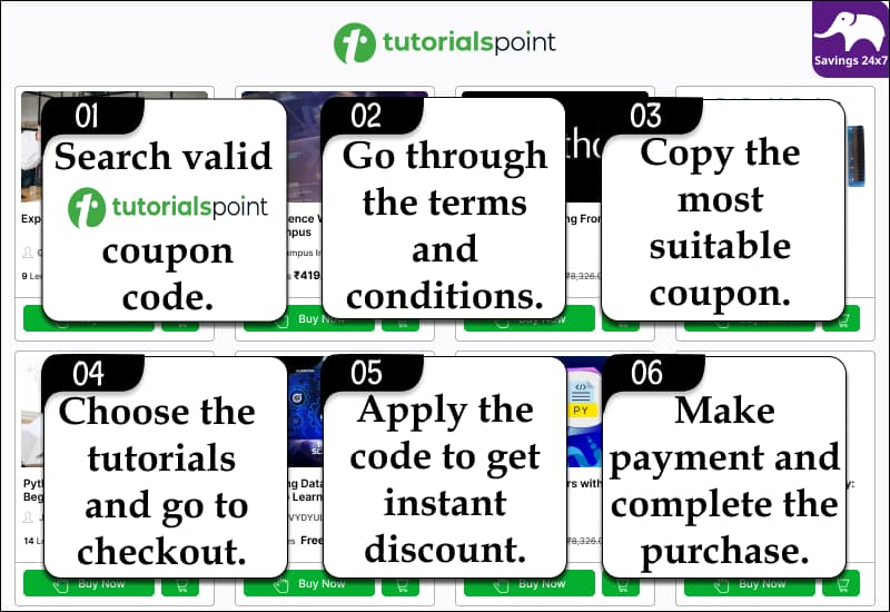 Tutorials Point Coupon Code