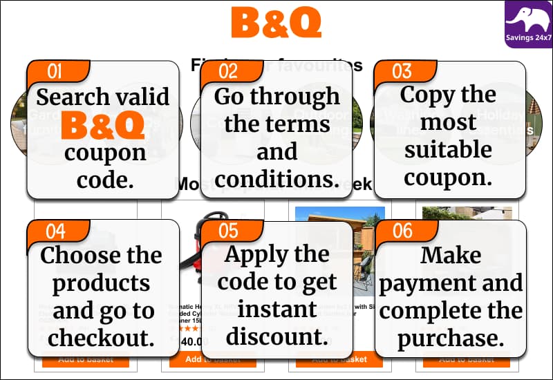 B&Q Voucher Code