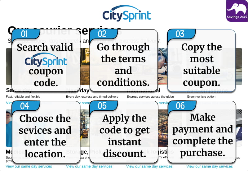 CitySprint Promo Code