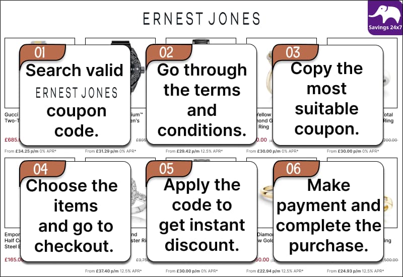 Ernest Jones Promo Code