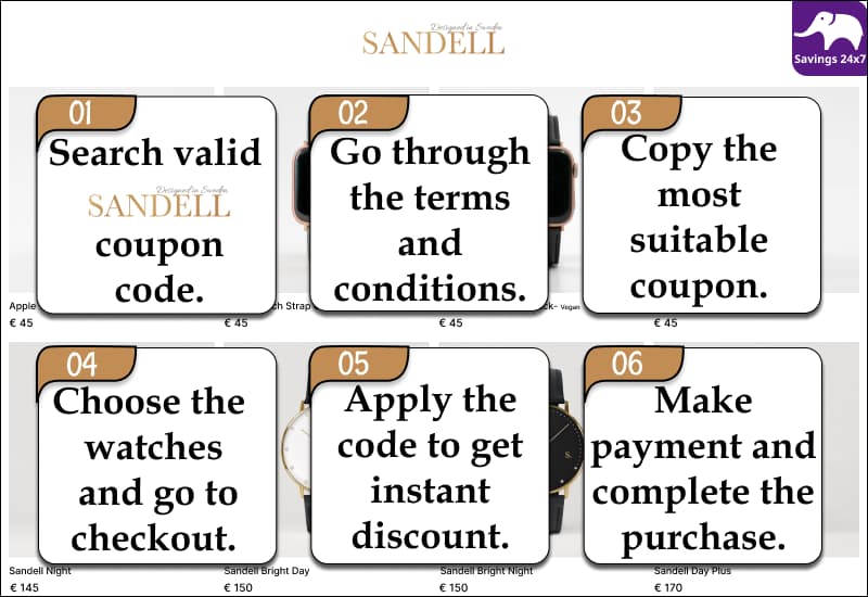 Sandell Coupon Code