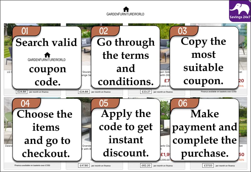 Garden Furniture World Promo Code