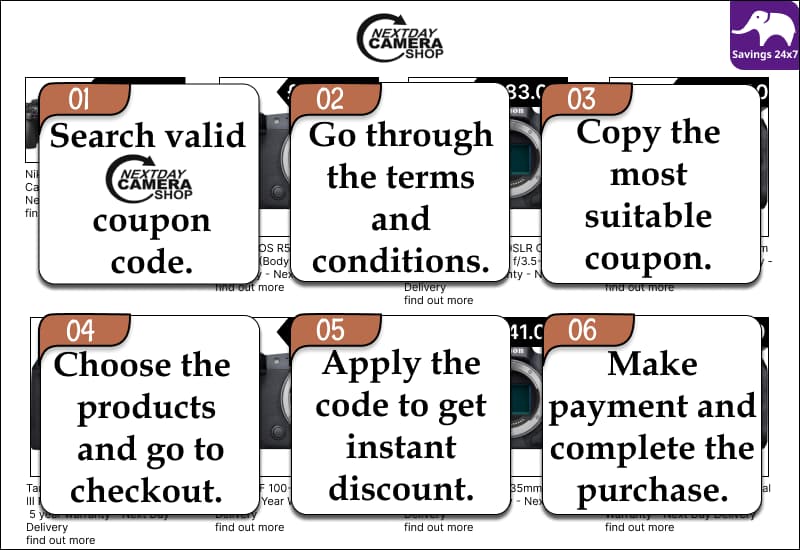 NextDayCameraShop Promo Code