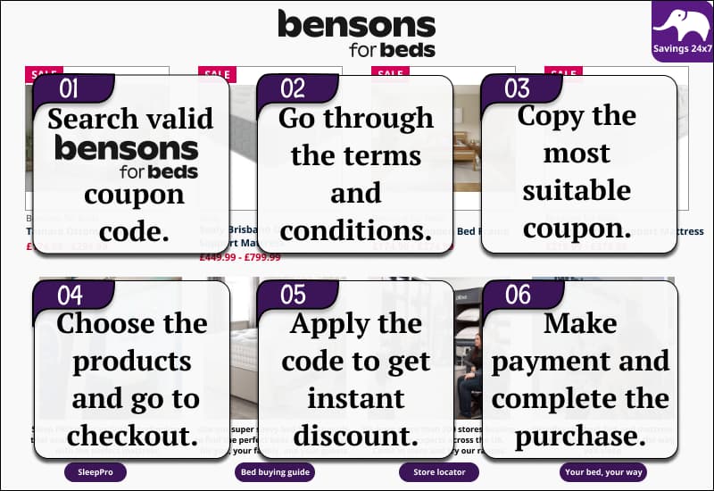 Bensons for Beds Promo Code